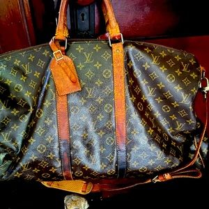Louis Vuitton 55 keep all with strap